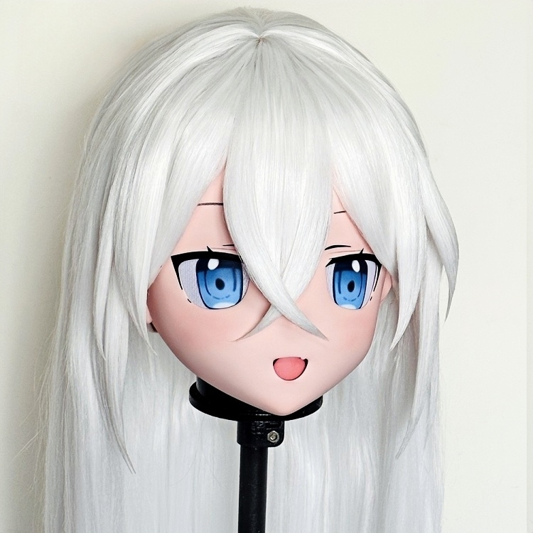 高品質樹脂製　着ぐるみマスク(KG-001~KG-010)　ハーフマスク／全頭マスク　ウィッグ付き　サイズオーダーメイド　キャラクターオーダーメイド受付中　全国送料無料-8