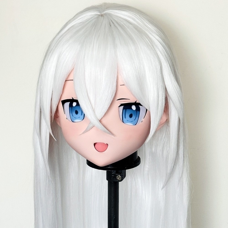 高品質樹脂製　着ぐるみマスク(KG-001~KG-010)　ハーフマスク／全頭マスク　ウィッグ付き　サイズオーダーメイド　キャラクターオーダーメイド受付中　全国送料無料-9