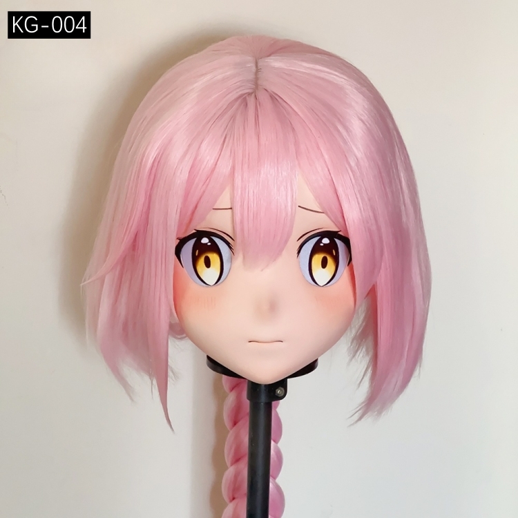 高品質樹脂製　着ぐるみマスク(KG-001~KG-010)　ハーフマスク／全頭マスク　ウィッグ付き　サイズオーダーメイド　キャラクターオーダーメイド受付中　全国送料無料-10