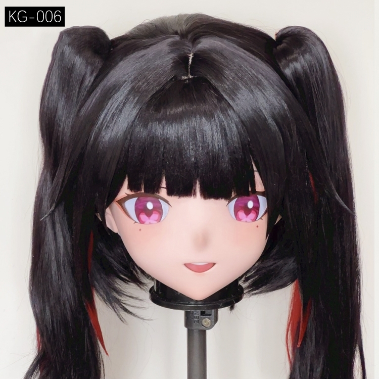高品質樹脂製　着ぐるみマスク(KG-001~KG-010)　ハーフマスク／全頭マスク　ウィッグ付き　サイズオーダーメイド　キャラクターオーダーメイド受付中　全国送料無料-16