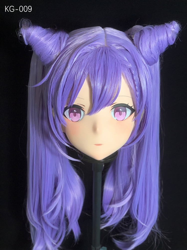 高品質樹脂製　着ぐるみマスク(KG-001~KG-010)　ハーフマスク／全頭マスク　ウィッグ付き　サイズオーダーメイド　キャラクターオーダーメイド受付中　全国送料無料-25