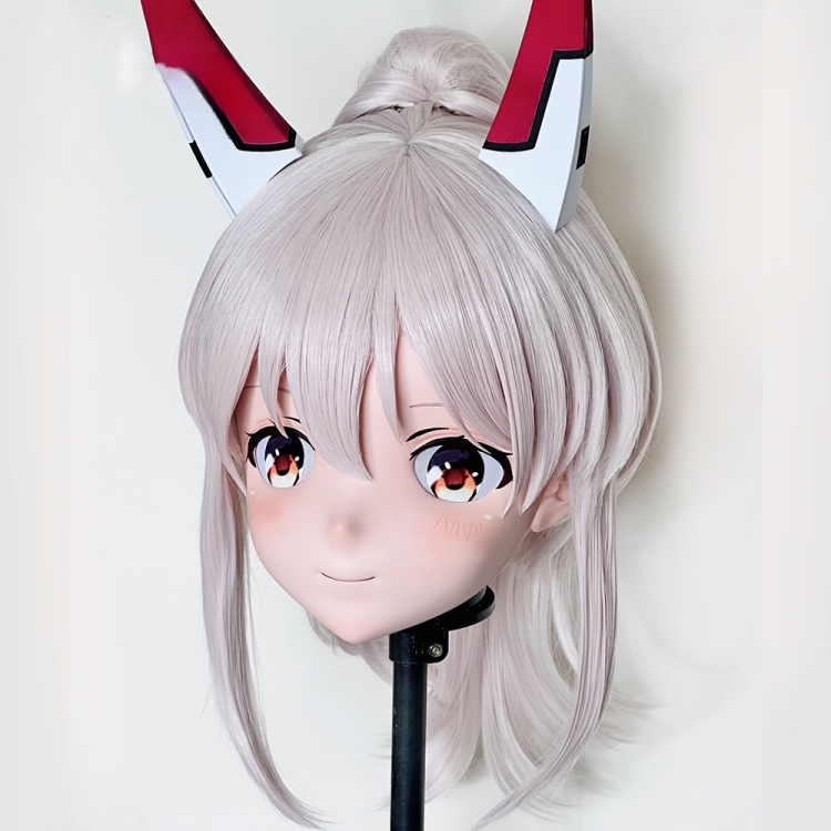 高品質樹脂製　着ぐるみマスク(KG-011~KG-020)　ハーフマスク／全頭マスク　ウィッグ付き　サイズオーダーメイド　キャラクターオーダーメイド受付中　全国送料無料-2