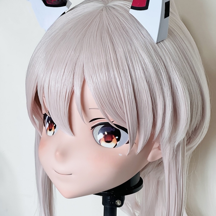 高品質樹脂製　着ぐるみマスク(KG-011~KG-020)　ハーフマスク／全頭マスク　ウィッグ付き　サイズオーダーメイド　キャラクターオーダーメイド受付中　全国送料無料-3