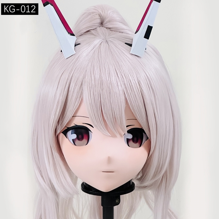 高品質樹脂製　着ぐるみマスク(KG-011~KG-020)　ハーフマスク／全頭マスク　ウィッグ付き　サイズオーダーメイド　キャラクターオーダーメイド受付中　全国送料無料-4