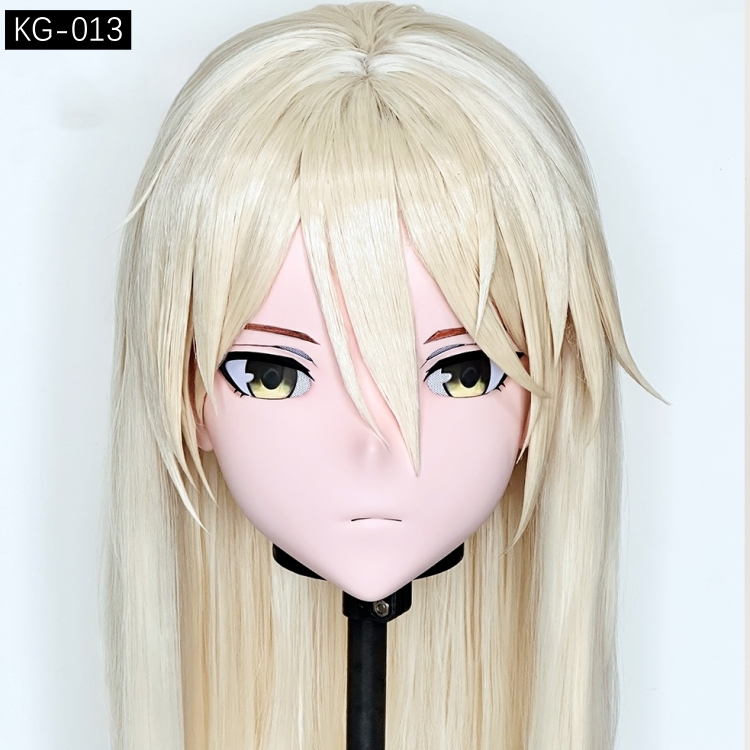 高品質樹脂製　着ぐるみマスク(KG-011~KG-020)　ハーフマスク／全頭マスク　ウィッグ付き　サイズオーダーメイド　キャラクターオーダーメイド受付中　全国送料無料-7