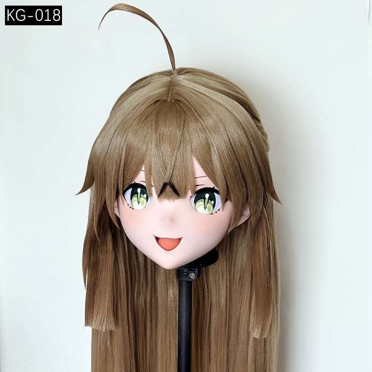 高品質樹脂製　着ぐるみマスク(KG-011~KG-020)　ハーフマスク／全頭マスク　ウィッグ付き　サイズオーダーメイド　キャラクターオーダーメイド受付中　全国送料無料-22