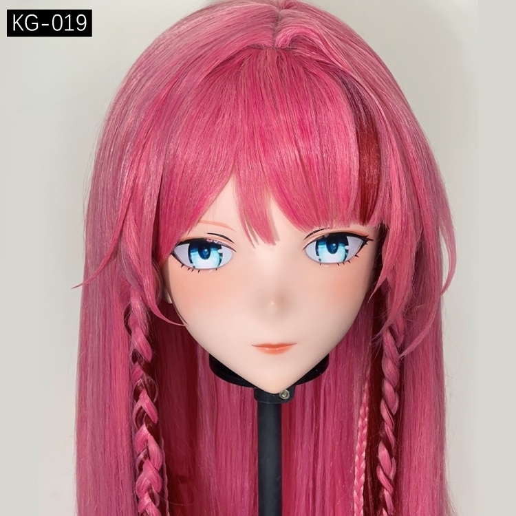 高品質樹脂製　着ぐるみマスク(KG-011~KG-020)　ハーフマスク／全頭マスク　ウィッグ付き　サイズオーダーメイド　キャラクターオーダーメイド受付中　全国送料無料-25