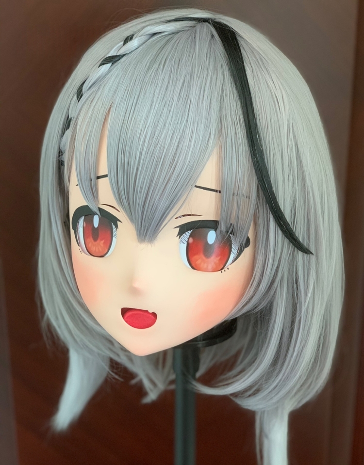 高品質樹脂製　着ぐるみマスク(KG-011~KG-020)　ハーフマスク／全頭マスク　ウィッグ付き　サイズオーダーメイド　キャラクターオーダーメイド受付中　全国送料無料-30