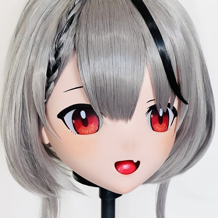 高品質樹脂製　着ぐるみマスク(KG-021~KG-030)　ハーフマスク／全頭マスク　ウィッグ付き　サイズオーダーメイド　キャラクターオーダーメイド受付中　全国送料無料-2