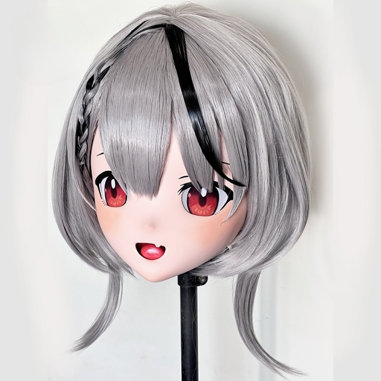 高品質樹脂製　着ぐるみマスク(KG-021~KG-030)　ハーフマスク／全頭マスク　ウィッグ付き　サイズオーダーメイド　キャラクターオーダーメイド受付中　全国送料無料-3
