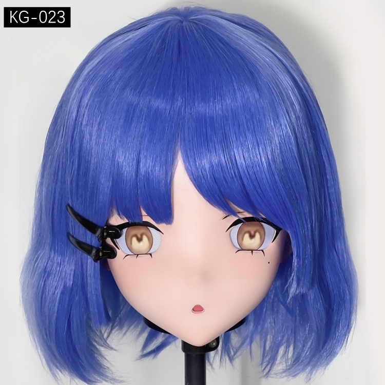 高品質樹脂製　着ぐるみマスク(KG-021~KG-030)　ハーフマスク／全頭マスク　ウィッグ付き　サイズオーダーメイド　キャラクターオーダーメイド受付中　全国送料無料-7
