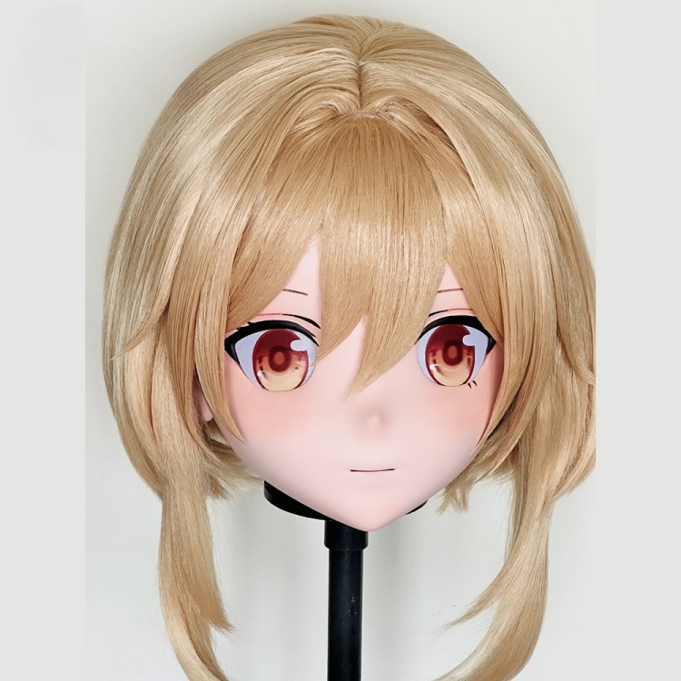 高品質樹脂製　着ぐるみマスク(KG-031~KG-040)　ハーフマスク／全頭マスク　ウィッグ付き　サイズオーダーメイド　キャラクターオーダーメイド受付中　全国送料無料-2