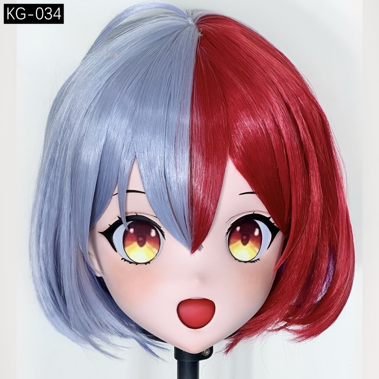 高品質樹脂製　着ぐるみマスク(KG-031~KG-040)　ハーフマスク／全頭マスク　ウィッグ付き　サイズオーダーメイド　キャラクターオーダーメイド受付中　全国送料無料-10