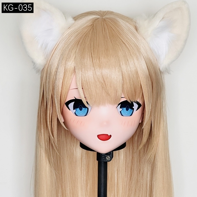 高品質樹脂製　着ぐるみマスク(KG-031~KG-040)　ハーフマスク／全頭マスク　ウィッグ付き　サイズオーダーメイド　キャラクターオーダーメイド受付中　全国送料無料-13