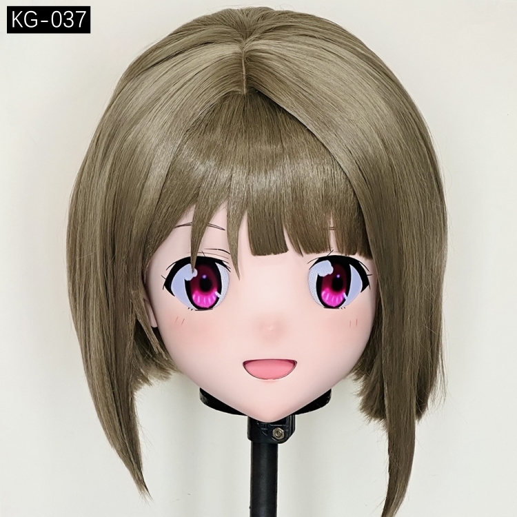 高品質樹脂製　着ぐるみマスク(KG-031~KG-040)　ハーフマスク／全頭マスク　ウィッグ付き　サイズオーダーメイド　キャラクターオーダーメイド受付中　全国送料無料-19