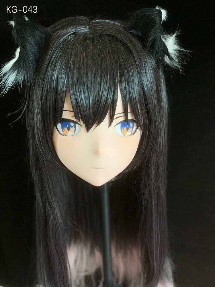 高品質樹脂製　着ぐるみマスク(KG-041~KG-050)　ハーフマスク／全頭マスク　ウィッグ付き　サイズオーダーメイド　キャラクターオーダーメイド受付中　全国送料無料-7