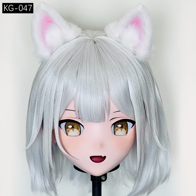 高品質樹脂製　着ぐるみマスク(KG-041~KG-050)　ハーフマスク／全頭マスク　ウィッグ付き　サイズオーダーメイド　キャラクターオーダーメイド受付中　全国送料無料-19
