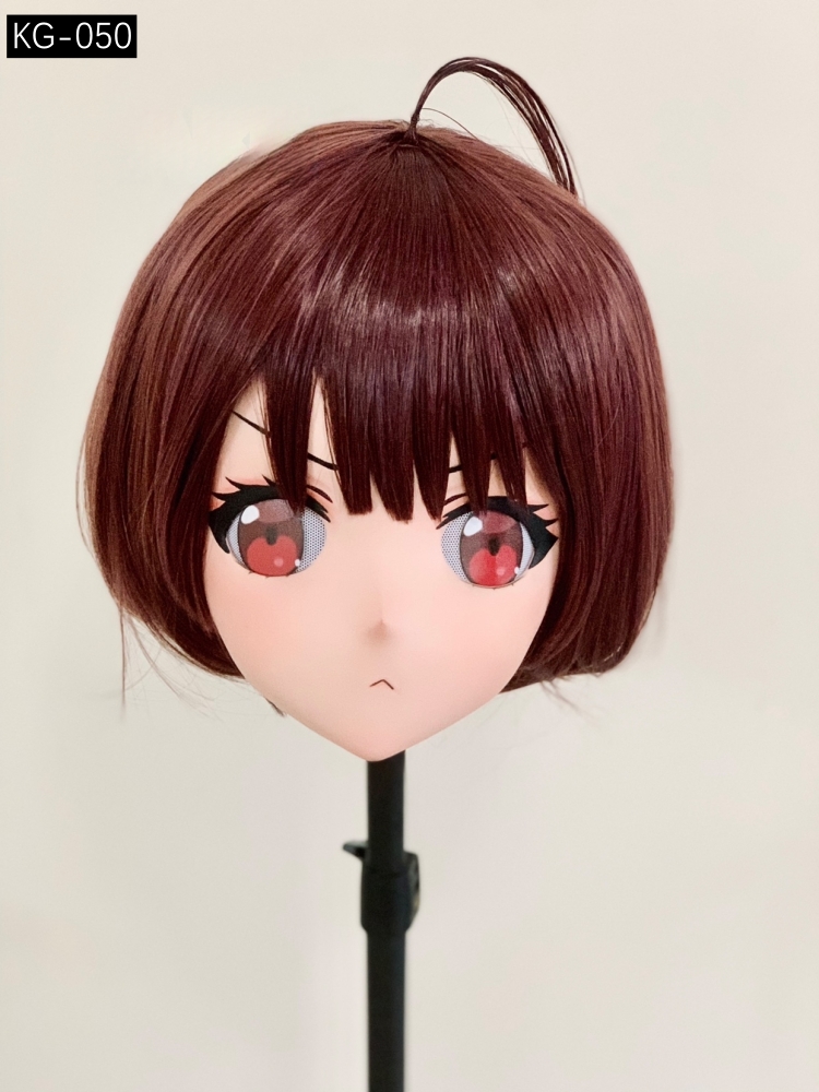 高品質樹脂製　着ぐるみマスク(KG-041~KG-050)　ハーフマスク／全頭マスク　ウィッグ付き　サイズオーダーメイド　キャラクターオーダーメイド受付中　全国送料無料-28