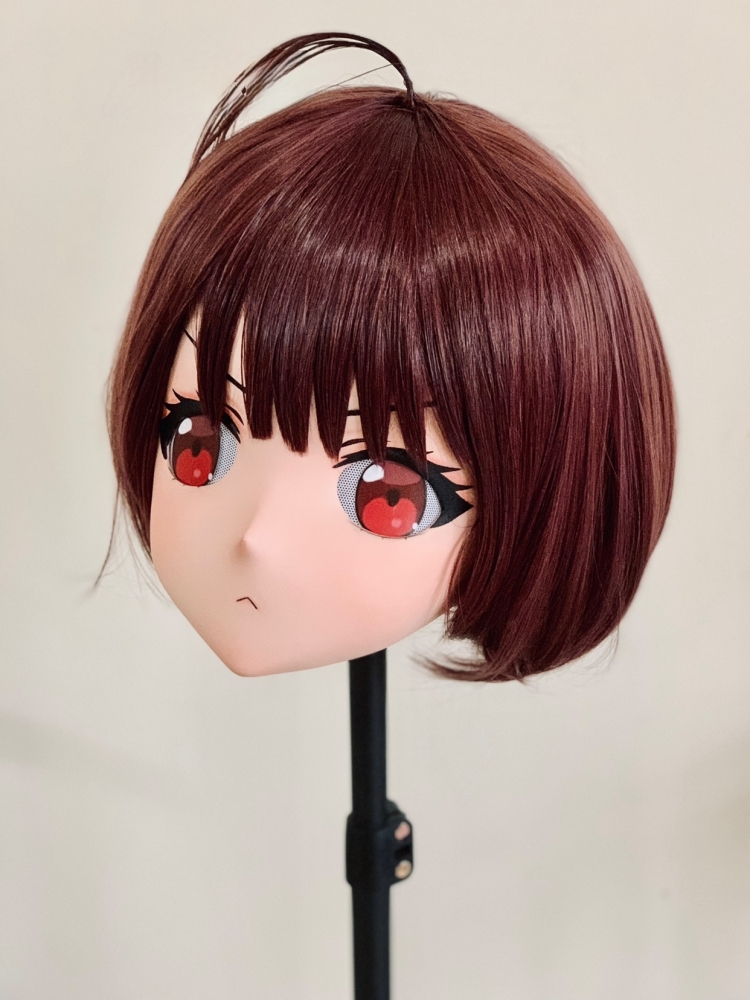 高品質樹脂製　着ぐるみマスク(KG-041~KG-050)　ハーフマスク／全頭マスク　ウィッグ付き　サイズオーダーメイド　キャラクターオーダーメイド受付中　全国送料無料-30