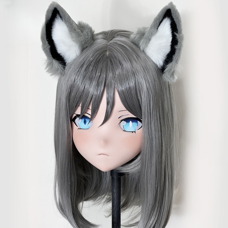 高品質樹脂製　着ぐるみマスク(KG-051~KG-060)　ハーフマスク／全頭マスク　ウィッグ付き　サイズオーダーメイド　キャラクターオーダーメイド受付中　全国送料無料-3