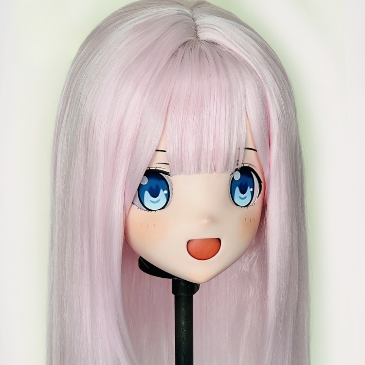 高品質樹脂製　着ぐるみマスク(KG-051~KG-060)　ハーフマスク／全頭マスク　ウィッグ付き　サイズオーダーメイド　キャラクターオーダーメイド受付中　全国送料無料-11
