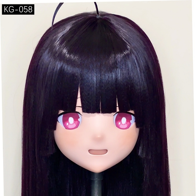 高品質樹脂製　着ぐるみマスク(KG-051~KG-060)　ハーフマスク／全頭マスク　ウィッグ付き　サイズオーダーメイド　キャラクターオーダーメイド受付中　全国送料無料-22