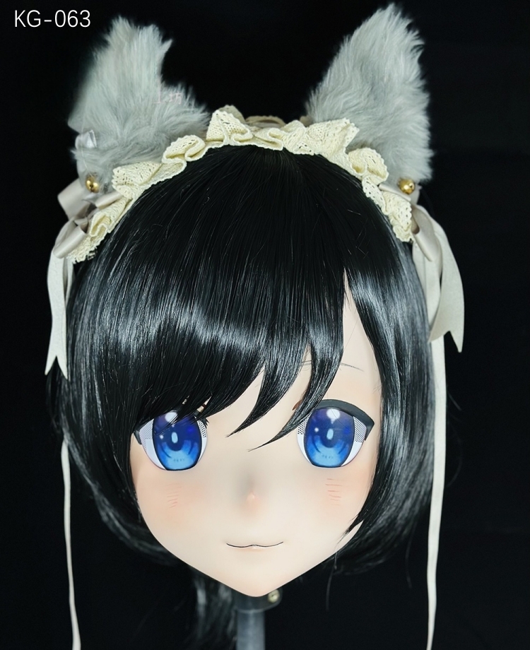 高品質樹脂製　着ぐるみマスク(KG-061~KG-070)　ハーフマスク／全頭マスク　ウィッグ付き　サイズオーダーメイド　キャラクターオーダーメイド受付中　全国送料無料-7