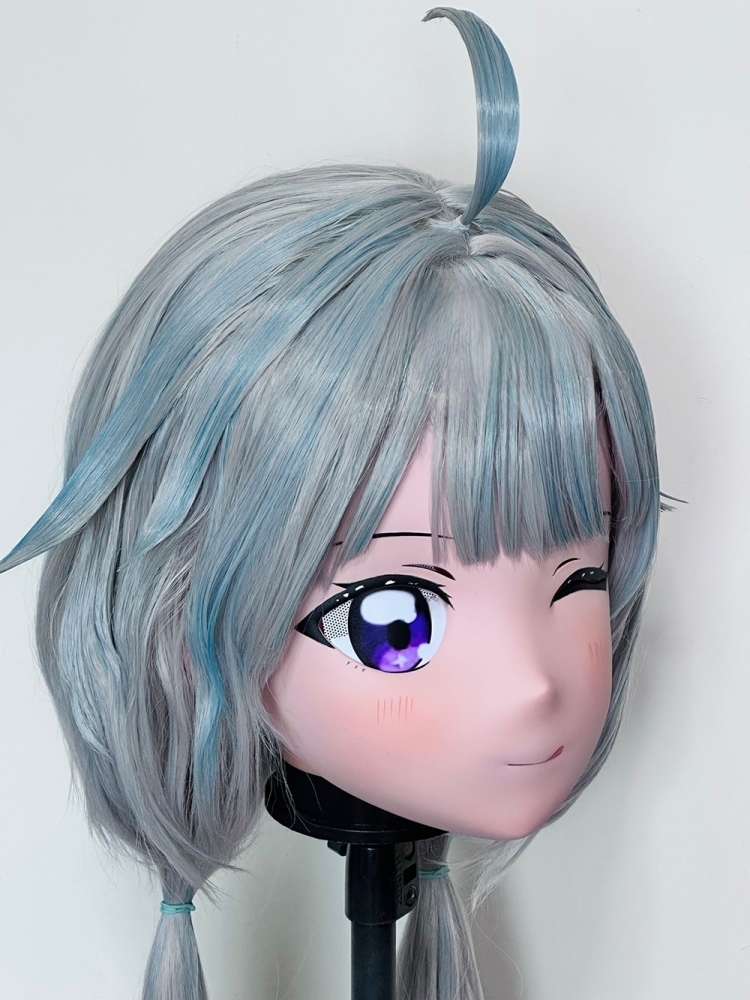 高品質樹脂製　着ぐるみマスク(KG-061~KG-070)　ハーフマスク／全頭マスク　ウィッグ付き　サイズオーダーメイド　キャラクターオーダーメイド受付中　全国送料無料-29