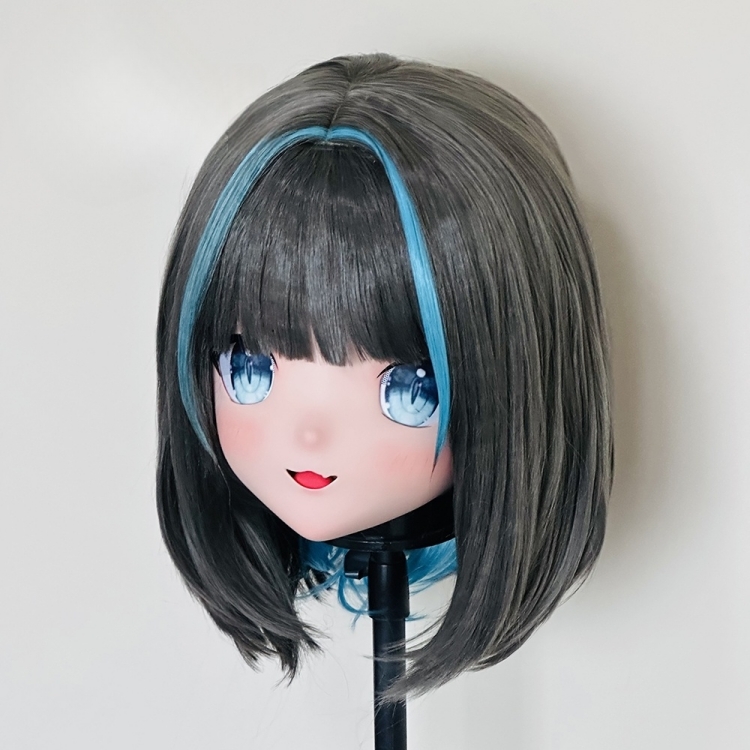 高品質樹脂製　着ぐるみマスク(KG-071~KG-080)　ハーフマスク／全頭マスク　ウィッグ付き　サイズオーダーメイド　キャラクターオーダーメイド受付中　全国送料無料-3