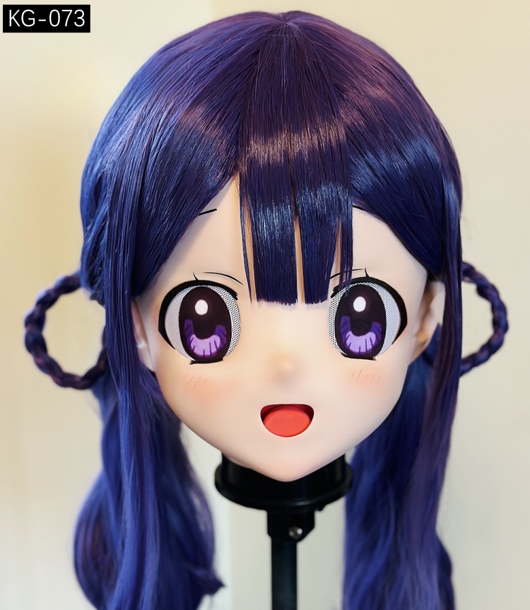 高品質樹脂製　着ぐるみマスク(KG-071~KG-080)　ハーフマスク／全頭マスク　ウィッグ付き　サイズオーダーメイド　キャラクターオーダーメイド受付中　全国送料無料-7