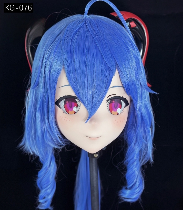 高品質樹脂製　着ぐるみマスク(KG-071~KG-080)　ハーフマスク／全頭マスク　ウィッグ付き　サイズオーダーメイド　キャラクターオーダーメイド受付中　全国送料無料-16