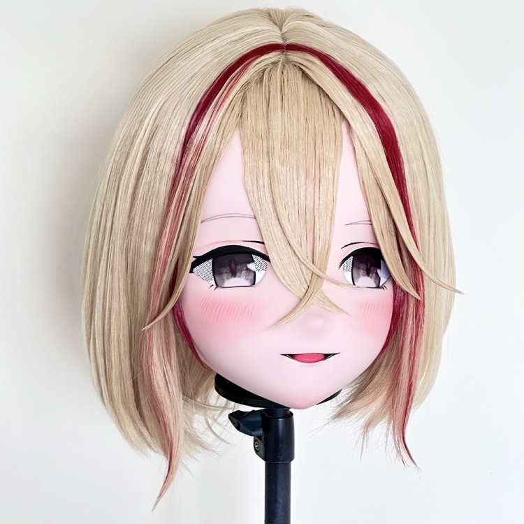 高品質樹脂製　着ぐるみマスク(KG-081~KG-090)　ハーフマスク／全頭マスク　ウィッグ付き　サイズオーダーメイド　キャラクターオーダーメイド受付中　全国送料無料-11
