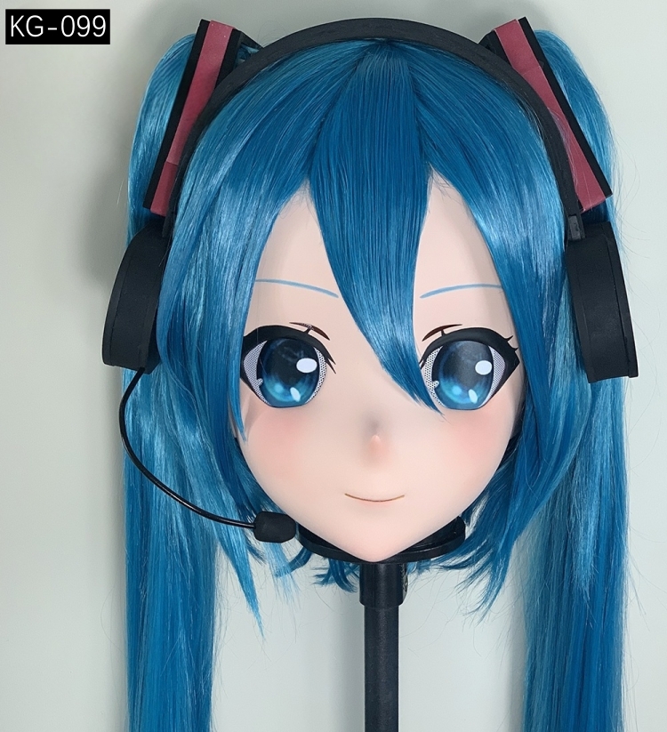 高品質樹脂製　着ぐるみマスク(KG-091~KG-0100)　ハーフマスク／全頭マスク　ウィッグ付き　サイズオーダーメイド　キャラクターオーダーメイド受付中　全国送料無料-25