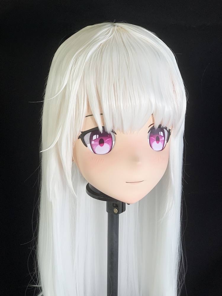 高品質樹脂製　着ぐるみマスク(KG-0101~KG-0110)　ハーフマスク／全頭マスク　ウィッグ付き　サイズオーダーメイド　キャラクターオーダーメイド受付中　全国送料無料-5