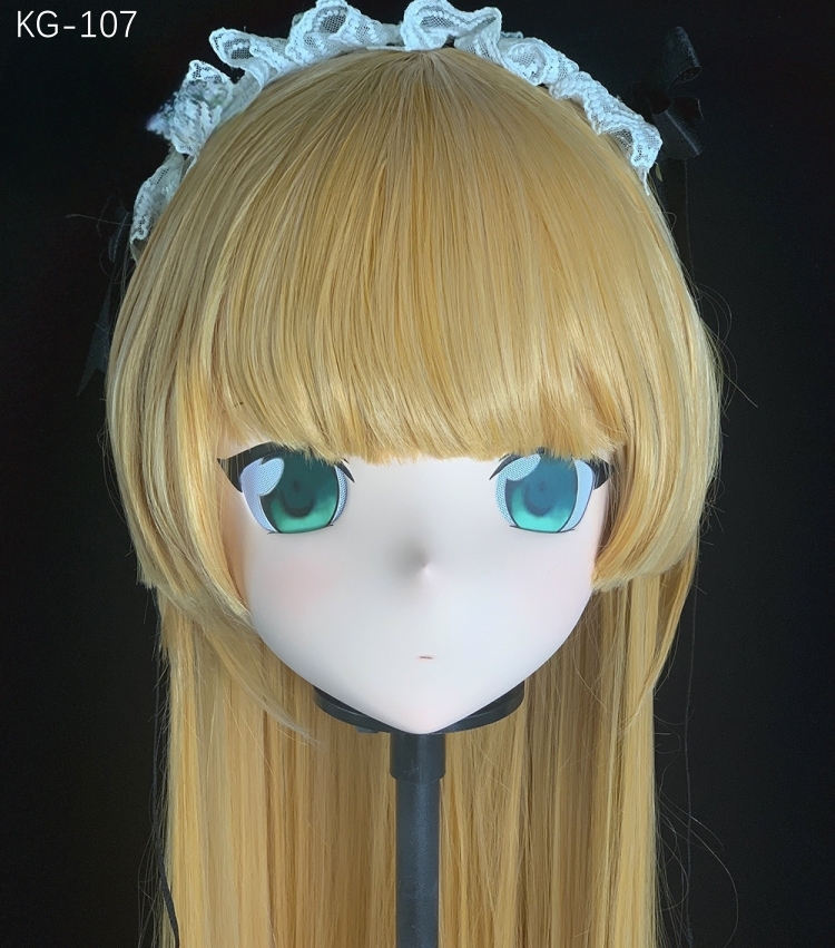 高品質樹脂製　着ぐるみマスク(KG-0101~KG-0110)　ハーフマスク／全頭マスク　ウィッグ付き　サイズオーダーメイド　キャラクターオーダーメイド受付中　全国送料無料-19