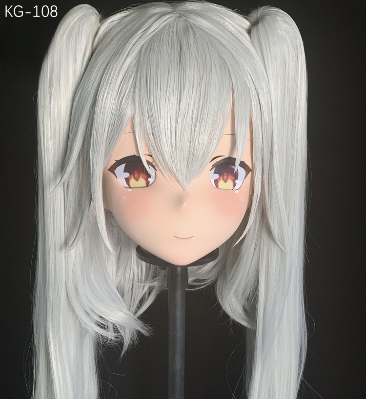 高品質樹脂製　着ぐるみマスク(KG-0101~KG-0110)　ハーフマスク／全頭マスク　ウィッグ付き　サイズオーダーメイド　キャラクターオーダーメイド受付中　全国送料無料-22