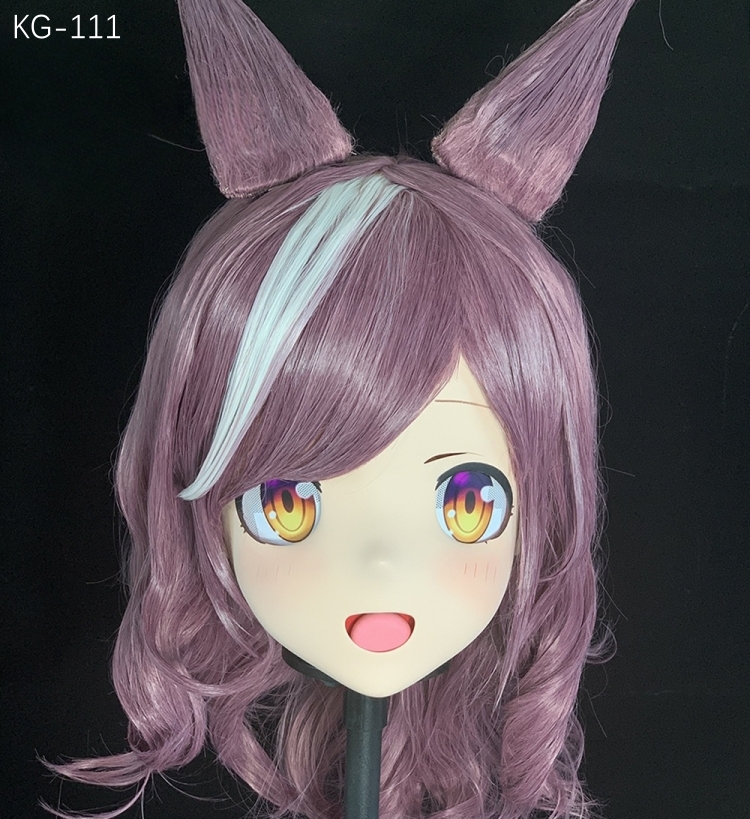 高品質樹脂製　着ぐるみマスク(KG-0111~KG-0120)　ハーフマスク／全頭マスク　ウィッグ付き　サイズオーダーメイド　キャラクターオーダーメイド受付中　全国送料無料-1