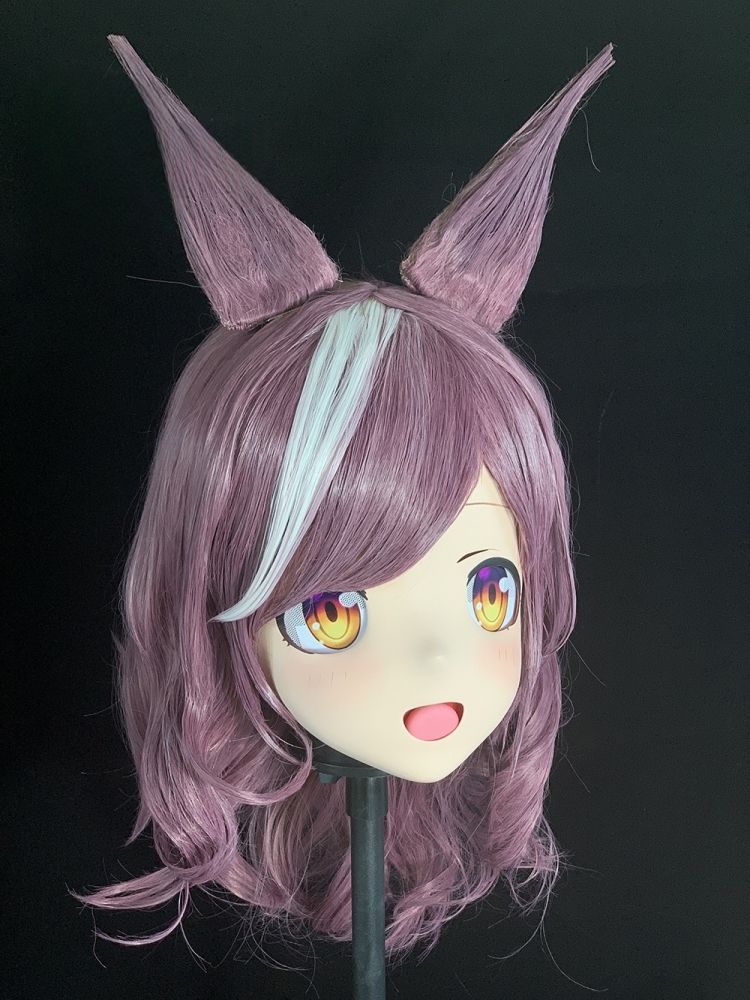 高品質樹脂製　着ぐるみマスク(KG-0111~KG-0120)　ハーフマスク／全頭マスク　ウィッグ付き　サイズオーダーメイド　キャラクターオーダーメイド受付中　全国送料無料-2