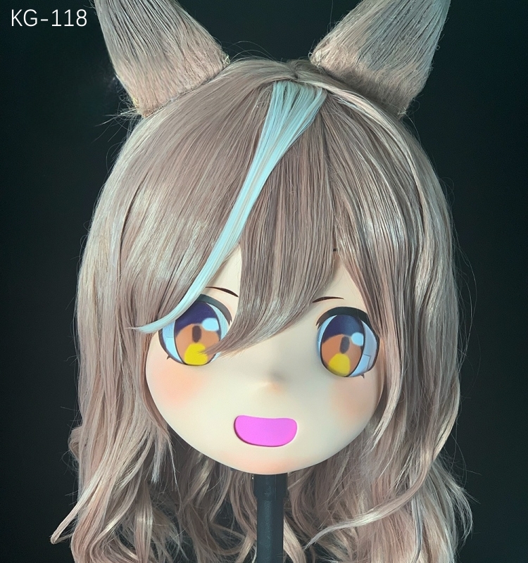 高品質樹脂製　着ぐるみマスク(KG-0111~KG-0120)　ハーフマスク／全頭マスク　ウィッグ付き　サイズオーダーメイド　キャラクターオーダーメイド受付中　全国送料無料-22