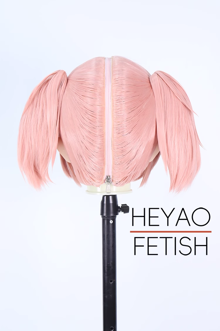 二次元美少女　フルヘッド着ぐるみマスク(L-21~L-30)　ウィッグときぐるみの一体型・後ろファスナーで着脱　高品質樹脂製　サイズオーダーメイド　ウィッグ付き全頭面　KIGURUMI変身　他のキャラクターもオーダーメイド可能　河妖工房製品　正規品保証　全国送料無料-6