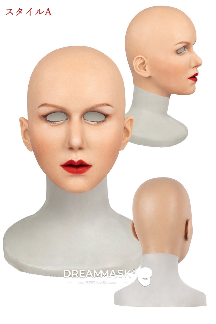 【ステージで輝く歌姫に変身する】高品質フィメールマスク　DM05　Alison「 アリソン 」メイク付き　普通版／PLUS＋版／特別版の医療用シリコン素材製　欧米美人顔　植毛の眉毛　超リアル　フィット感のすごいフィメールマスク　正規品保証　全国送料無料-7