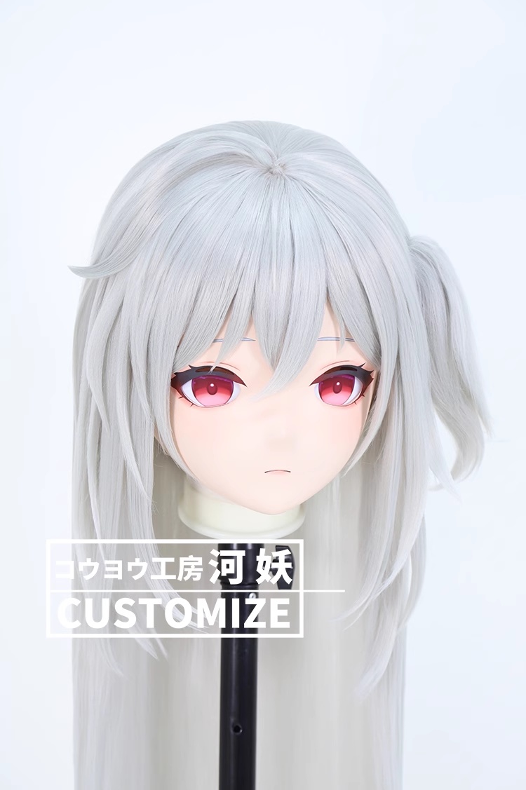 二次元美少女　鍵つき全頭面　KIGURUMIマスク(C-251~C-260)　通気孔付　高品質樹脂製　サイズオーダーメイド　フルヘッド　アニメマスク　河妖工房製品　正規品保証　全国送料無料-16
