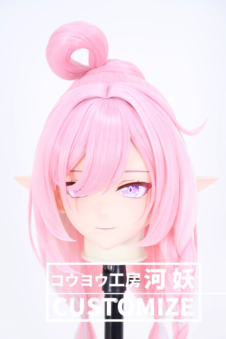 二次元美少女　鍵つき全頭面　KIGURUMIマスク(C-261~C-270)　通気孔付　高品質樹脂製　サイズオーダーメイド　フルヘッド　アニメマスク　河妖工房製品　正規品保証　全国送料無料-11