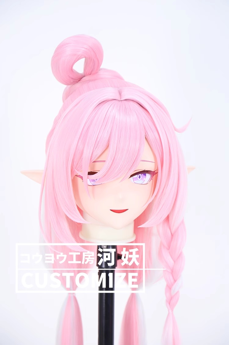 二次元美少女　鍵つき全頭面　KIGURUMIマスク(C-261~C-270)　通気孔付　高品質樹脂製　サイズオーダーメイド　フルヘッド　アニメマスク　河妖工房製品　正規品保証　全国送料無料-13