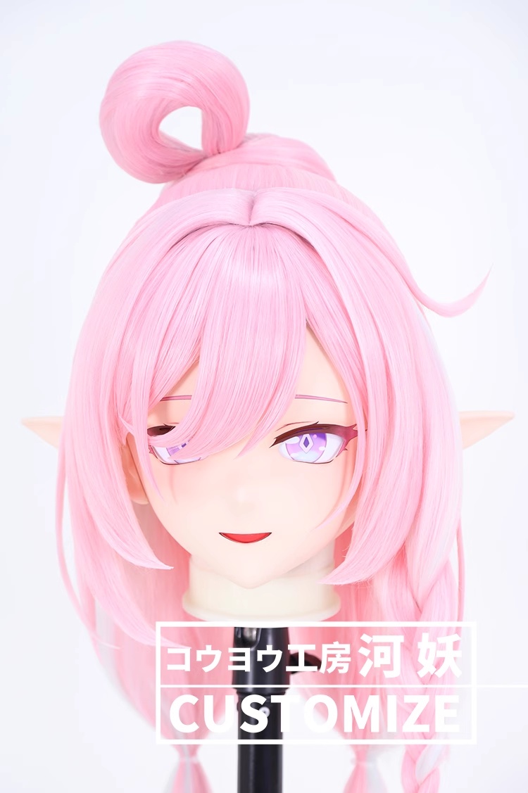 二次元美少女　鍵つき全頭面　KIGURUMIマスク(C-261~C-270)　通気孔付　高品質樹脂製　サイズオーダーメイド　フルヘッド　アニメマスク　河妖工房製品　正規品保証　全国送料無料-14