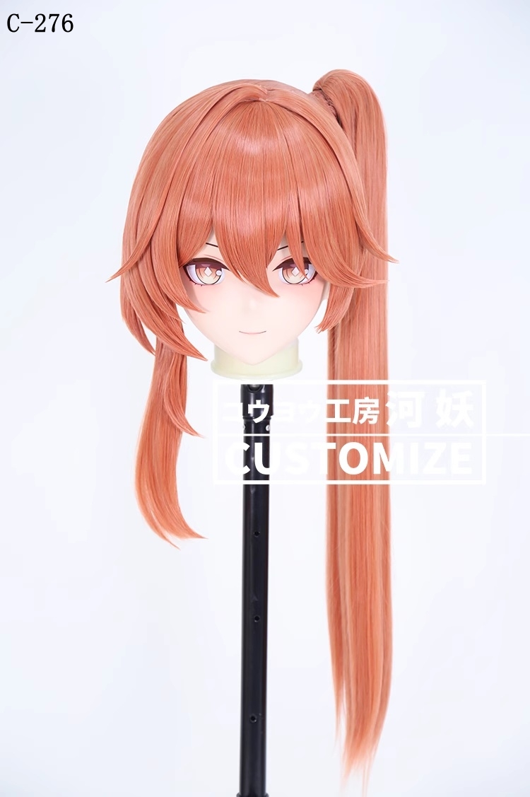 二次元美少女　鍵つき全頭面　KIGURUMIマスク(C-271~C-280)　通気孔付　高品質樹脂製　サイズオーダーメイド　フルヘッド　アニメマスク　河妖工房製品　正規品保証　全国送料無料-16