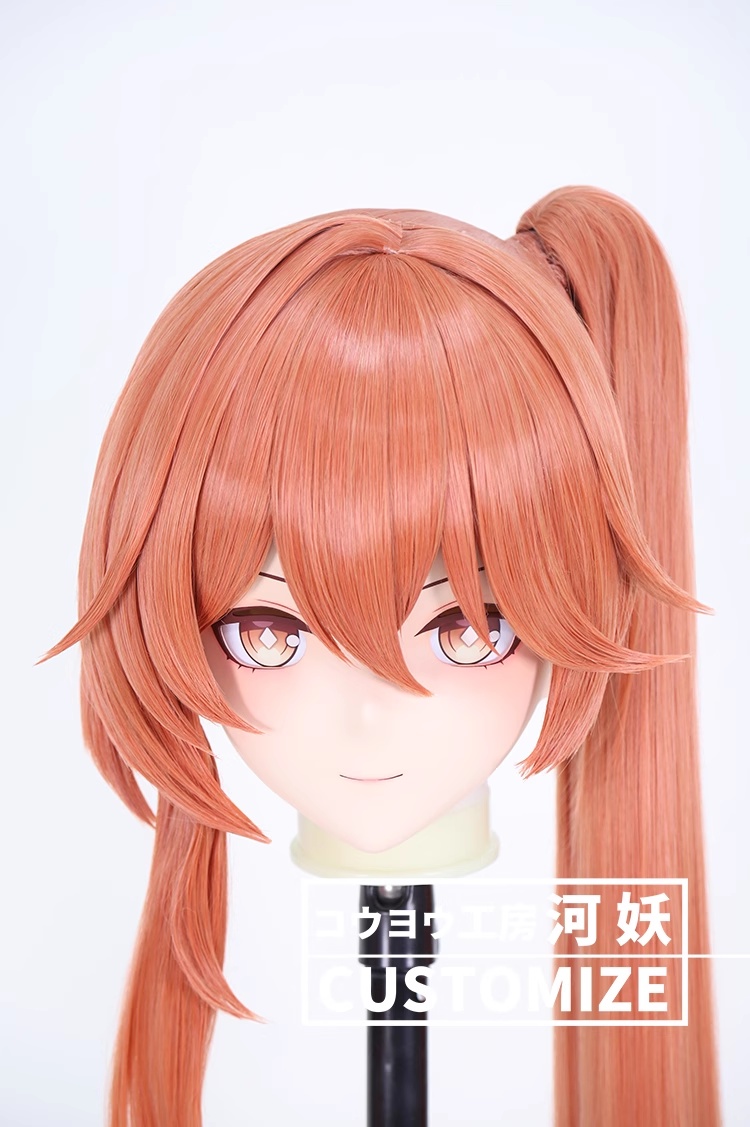 二次元美少女　鍵つき全頭面　KIGURUMIマスク(C-271~C-280)　通気孔付　高品質樹脂製　サイズオーダーメイド　フルヘッド　アニメマスク　河妖工房製品　正規品保証　全国送料無料-18