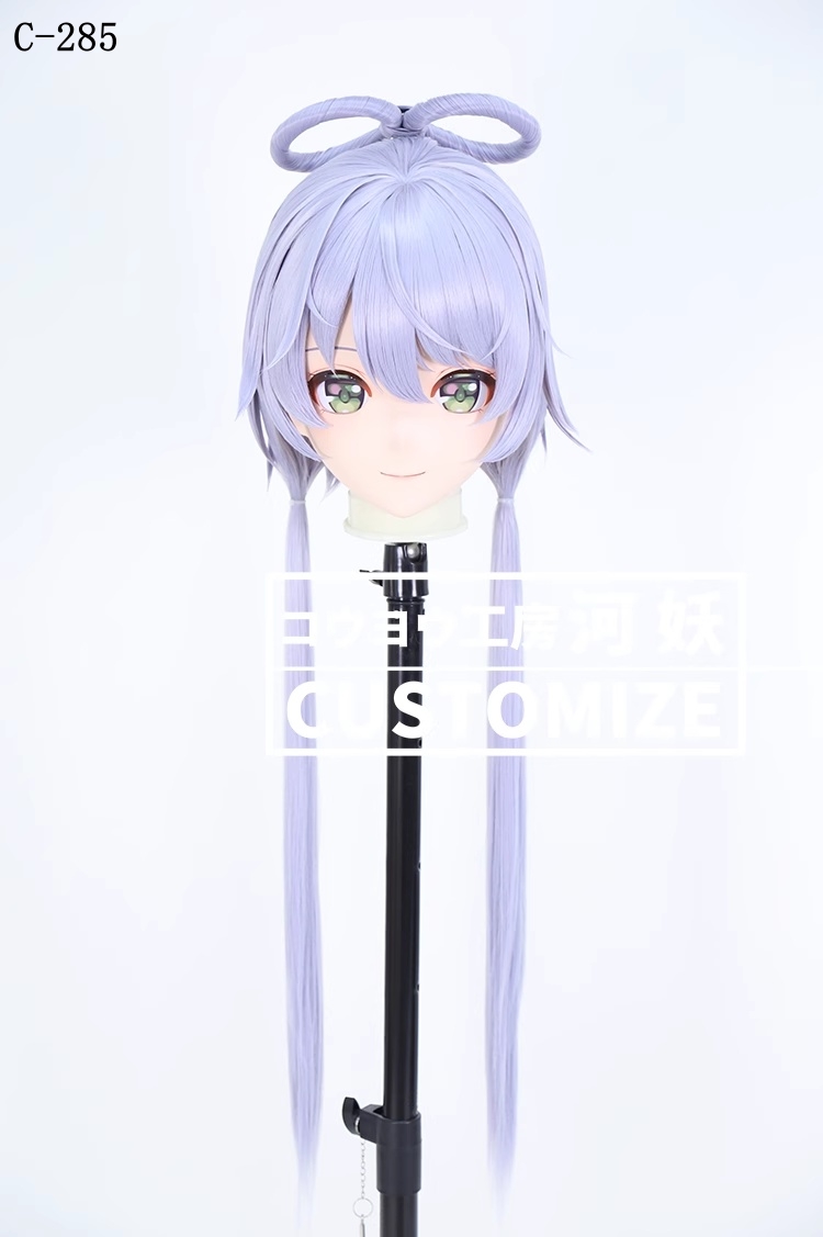二次元美少女　鍵つき全頭面　KIGURUMIマスク(C-281~C-290)　通気孔付　高品質樹脂製　サイズオーダーメイド　フルヘッド　アニメマスク　河妖工房製品　正規品保証　全国送料無料-13