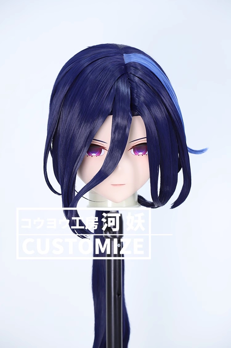 二次元美少女　鍵つき全頭面　KIGURUMIマスク(C-291~C-300)　通気孔付　高品質樹脂製　サイズオーダーメイド　フルヘッド　アニメマスク　河妖工房製品　正規品保証　全国送料無料-26