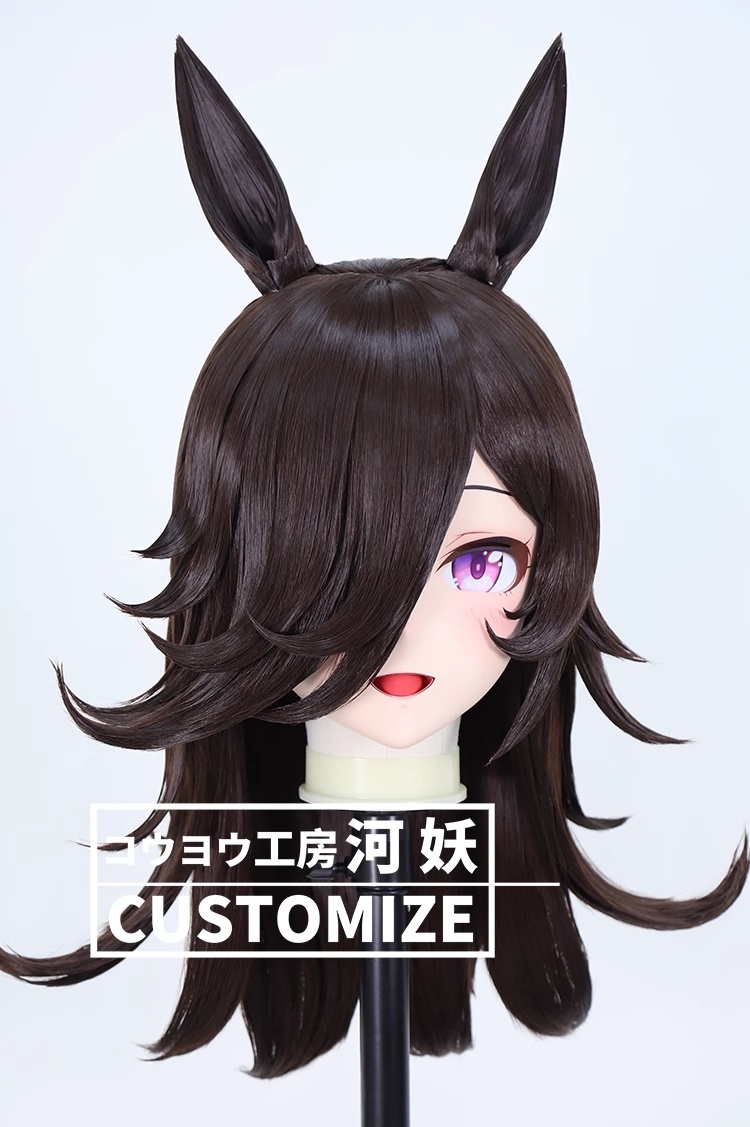 二次元美少女　鍵つき全頭面　KIGURUMIマスク(C-311~C-320)　通気孔付　高品質樹脂製　サイズオーダーメイド　フルヘッド　アニメマスク　河妖工房製品　正規品保証　全国送料無料-14